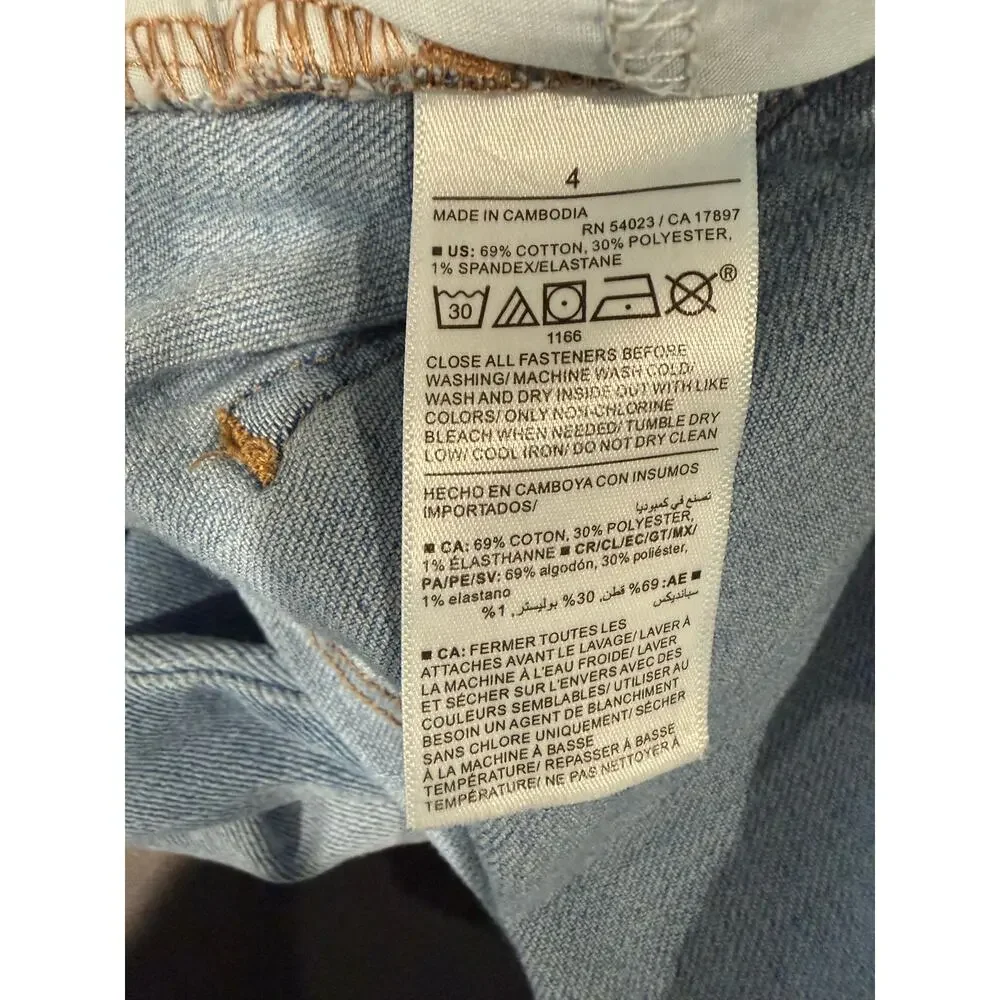 Women's Old Navy High-Waisted Wow Flare Jeans 4 light wash denim blue casual - Picture 4 of 7